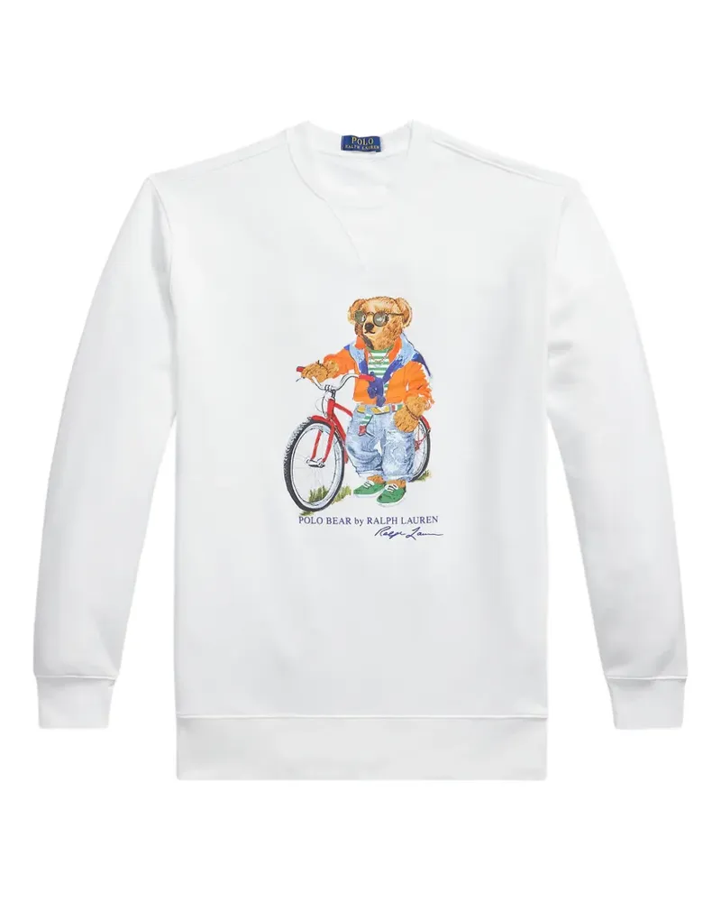 Ralph Lauren Sweatshirt mit grafischem Print - Weiß Weiß