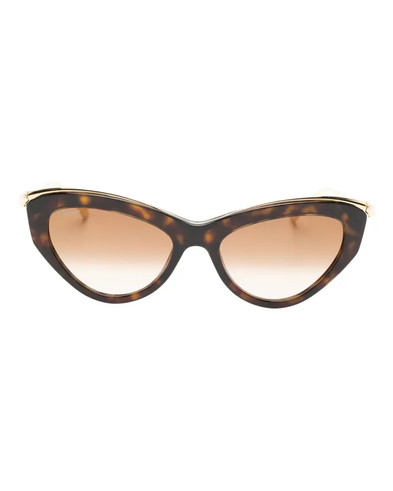 Cartier cat-eye sunglasses - Braun Braun
