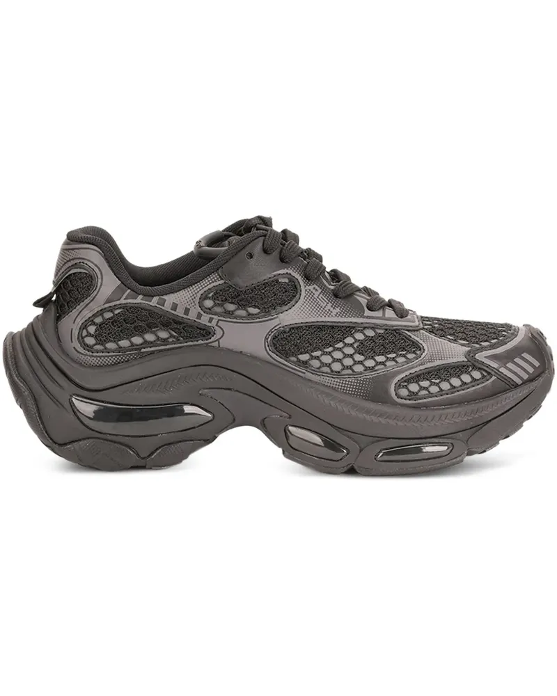 ash Sneakers mit Einsätzen - Schwarz Schwarz