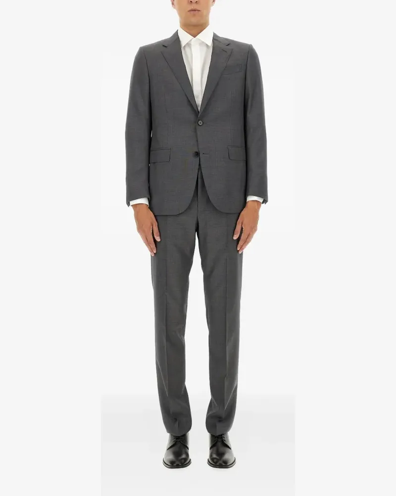 Ermenegildo Zegna Anzug mit fallendem Revers - Grau Grau