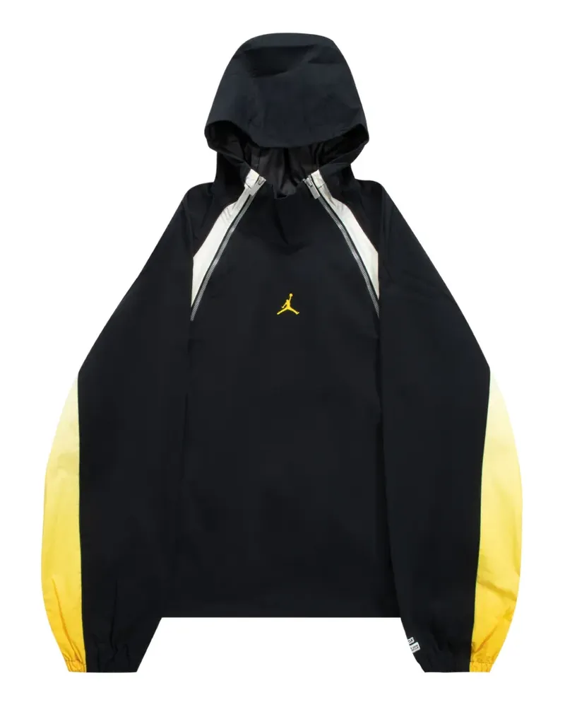 Jordan Flight logo-print hooded jacket - Schwarz Schwarz