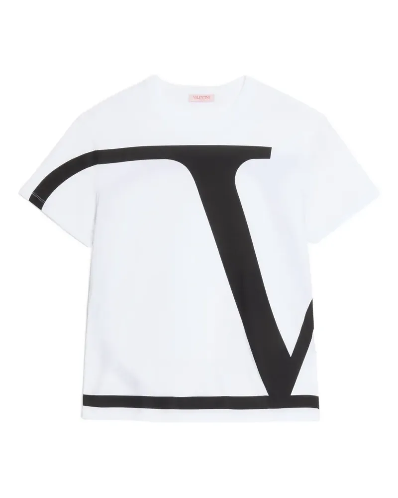 Valentino Garavani T-Shirt mit VLogo Signature - Weiß Weiß