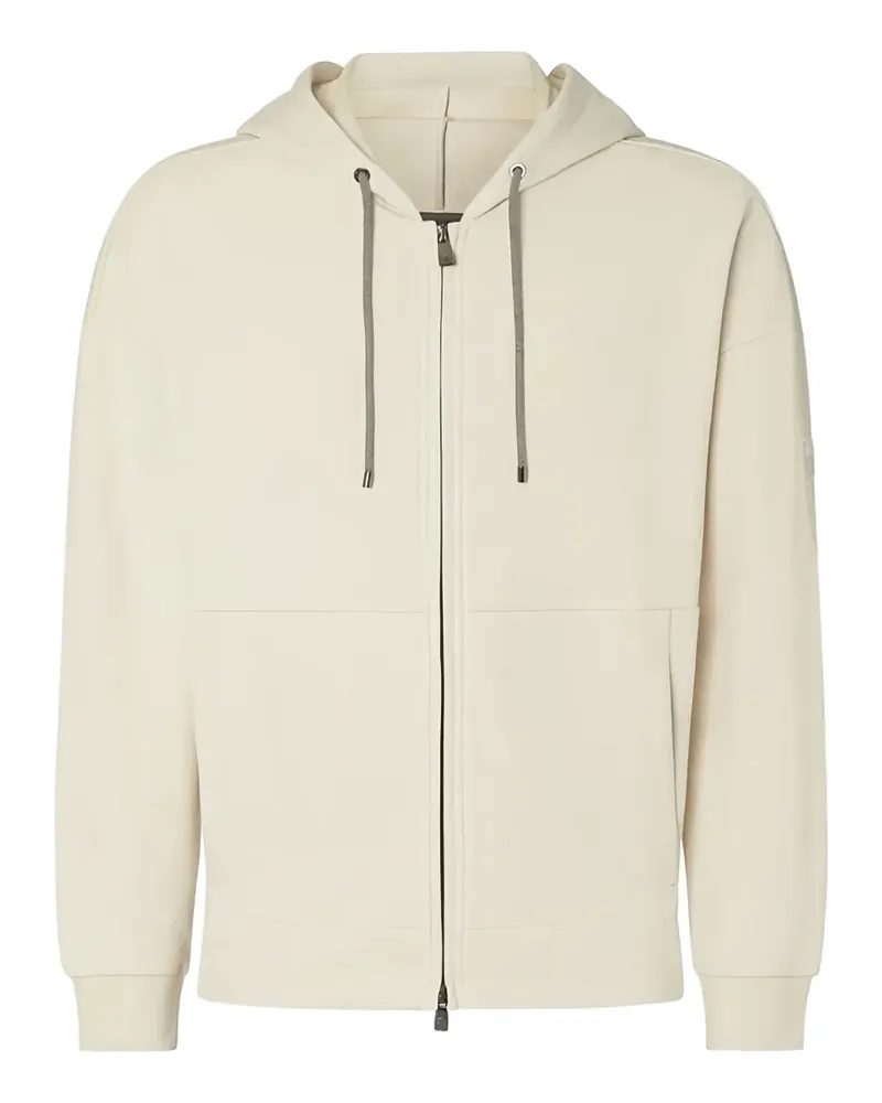 Corneliani Kapuzenjacke mit Reißverschluss - Nude Nude