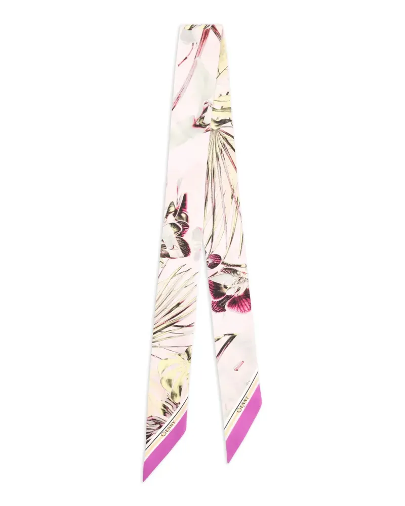 Genny Schal mit abstraktem Muster - Rosa Rosa