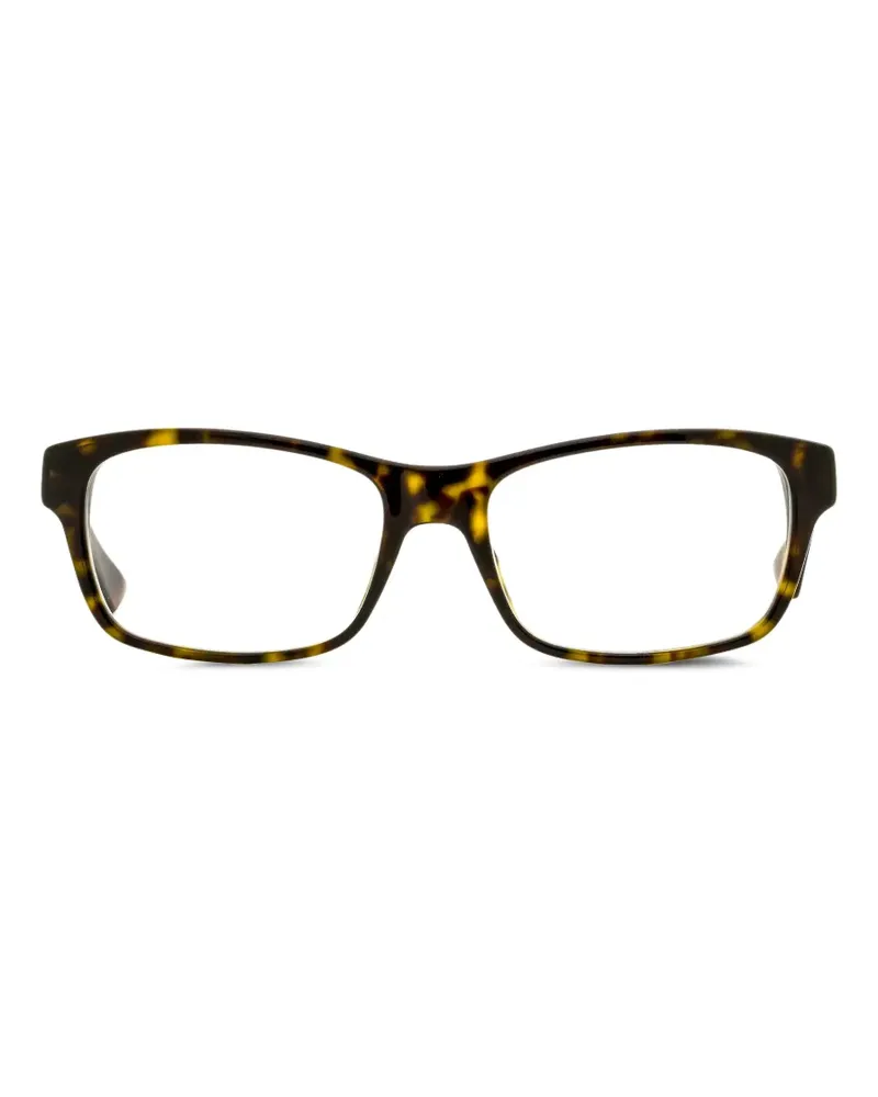Gucci rectangle-frame glasses - Braun Braun