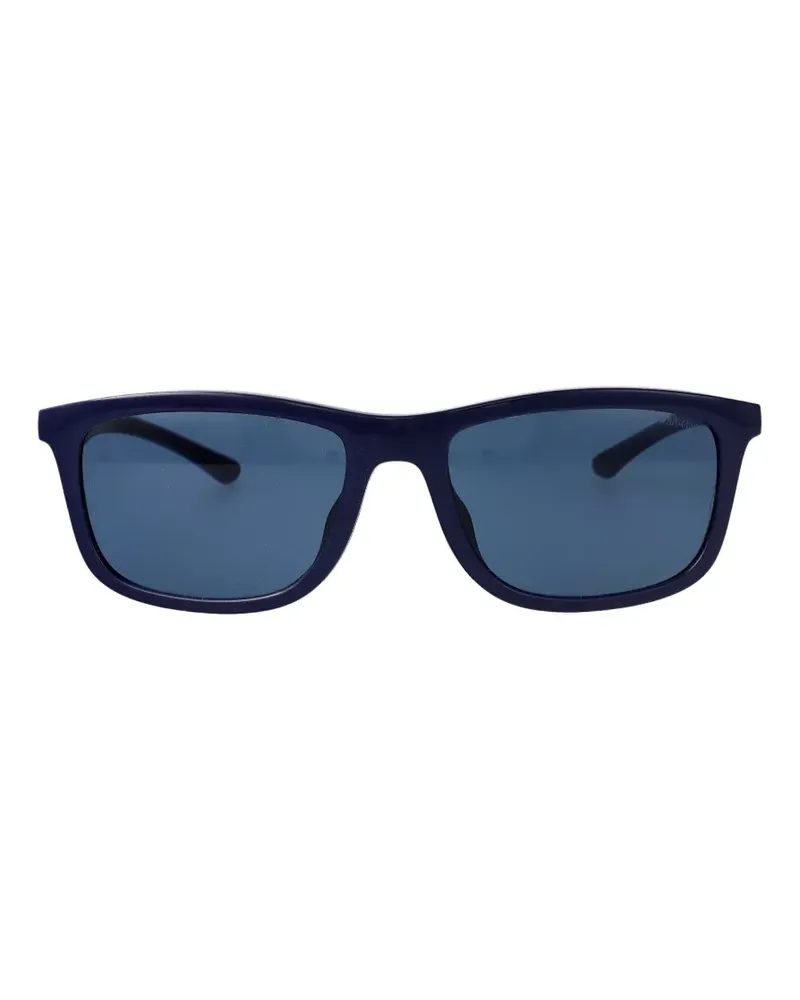 Emporio Armani Sonnenbrille mit eckigem Gestell - Blau Blau
