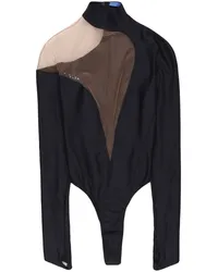 Thierry Mugler Illusion Body mit Cut-Out Schwarz