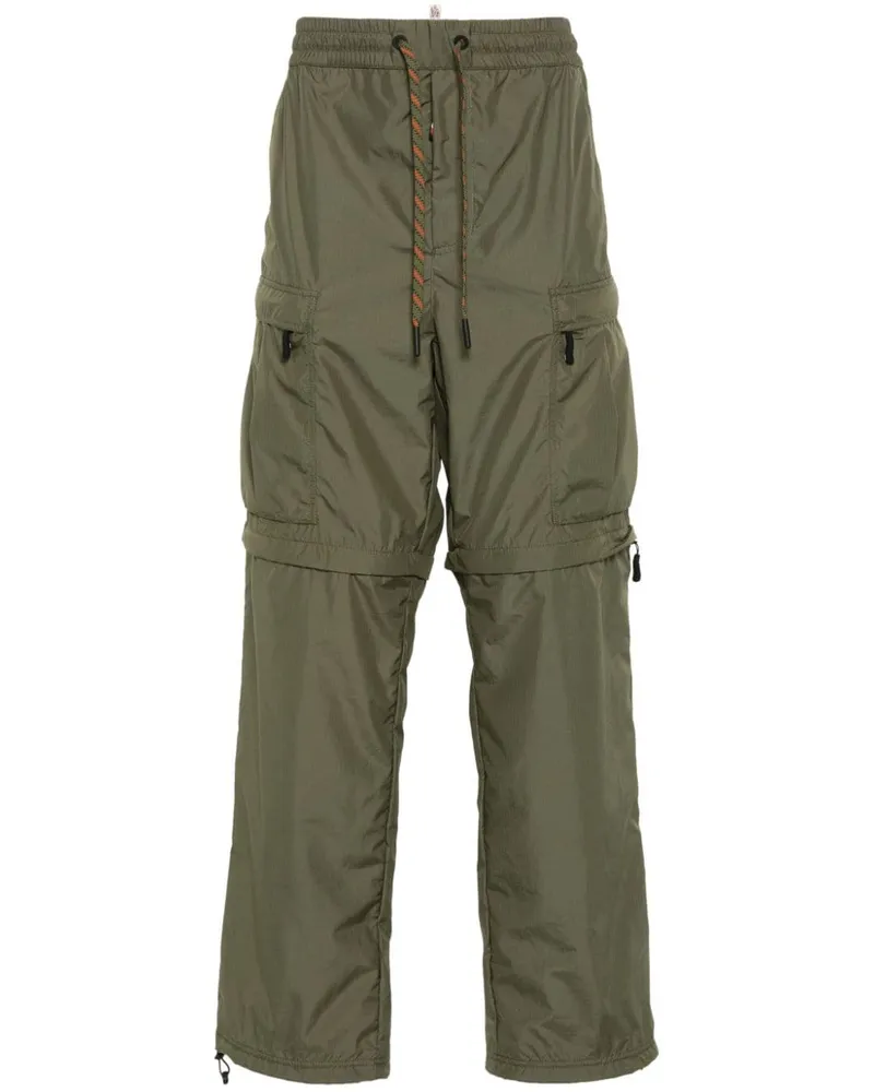 Moncler Verstellbare Hose mit geradem Bein - Grün Grün