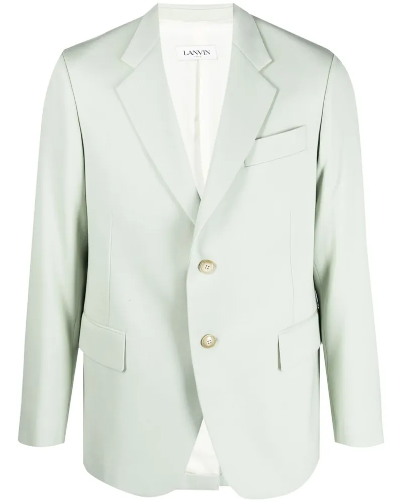 Lanvin Einreihiges Sakko - Grün Grün