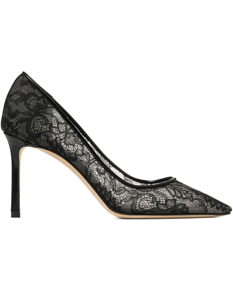 Jimmy Choo Romy Pumps aus Wildleder 85mm - Schwarz Schwarz
