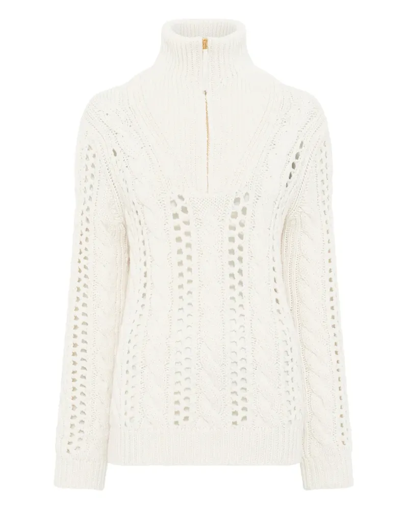 Gabriela Hearst Idris Pullover aus Kaschmir - Weiß Weiß
