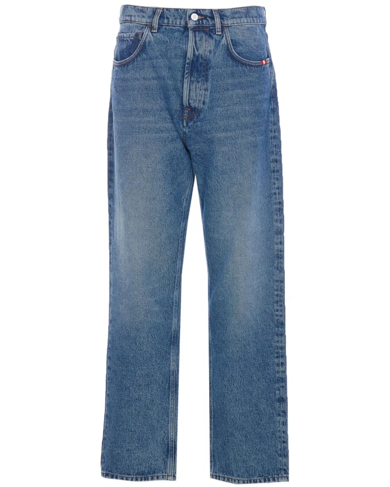 Amish Jeremiah Straight-Leg-Jeans - Blau Blau