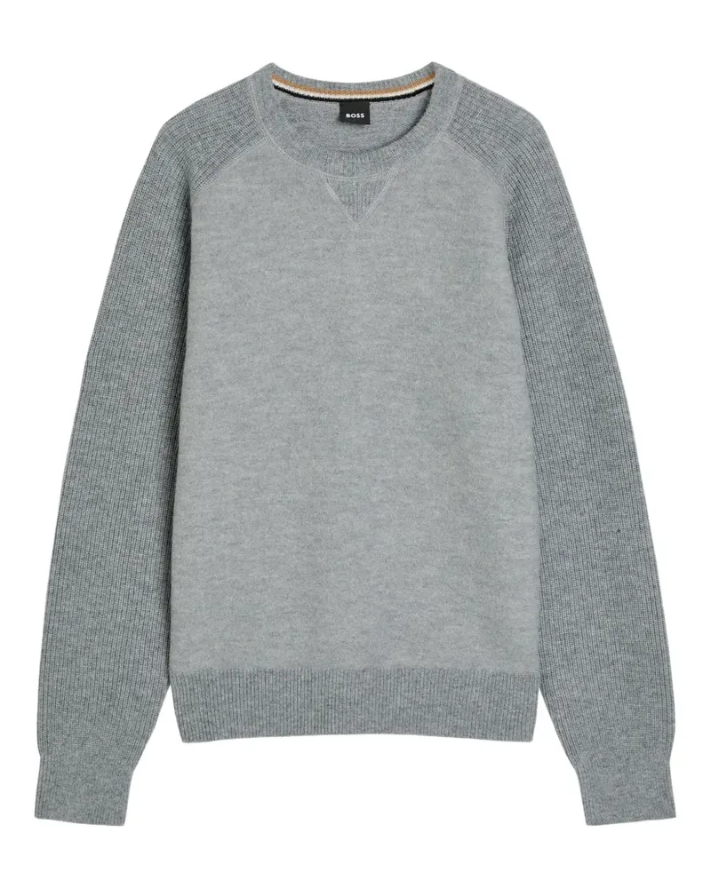 HUGO BOSS Sweatshirt mit Raglanärmeln - Grau Grau