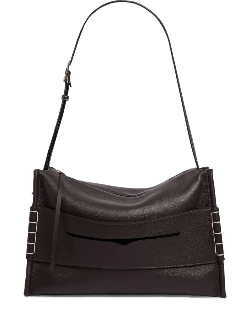 J.W.Anderson Messenger Schultertasche aus Wildleder - Braun Braun