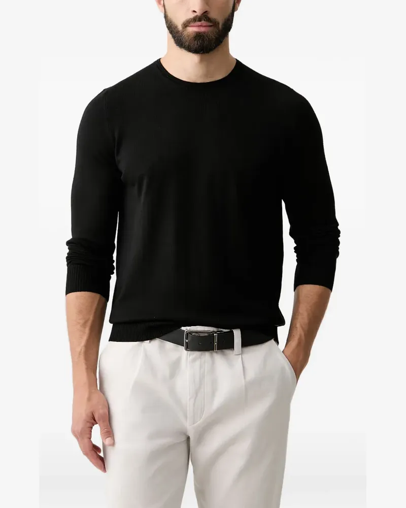 JOOP! logo-plaque sweater - Schwarz Schwarz