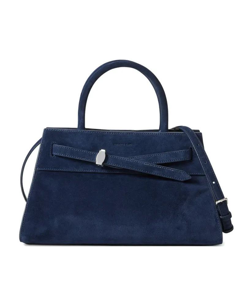 Veronica Beard Clutch aus Wildleder - Blau Blau