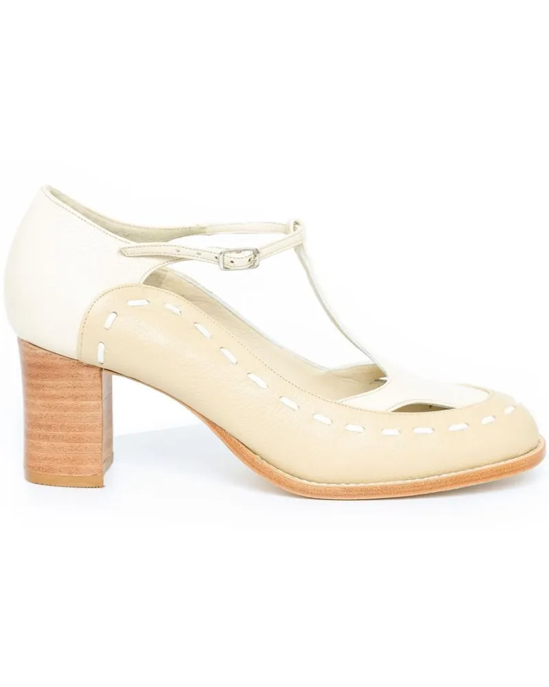 Sarah Chofakian Sitting Room Pumps 55mm - Nude Nude