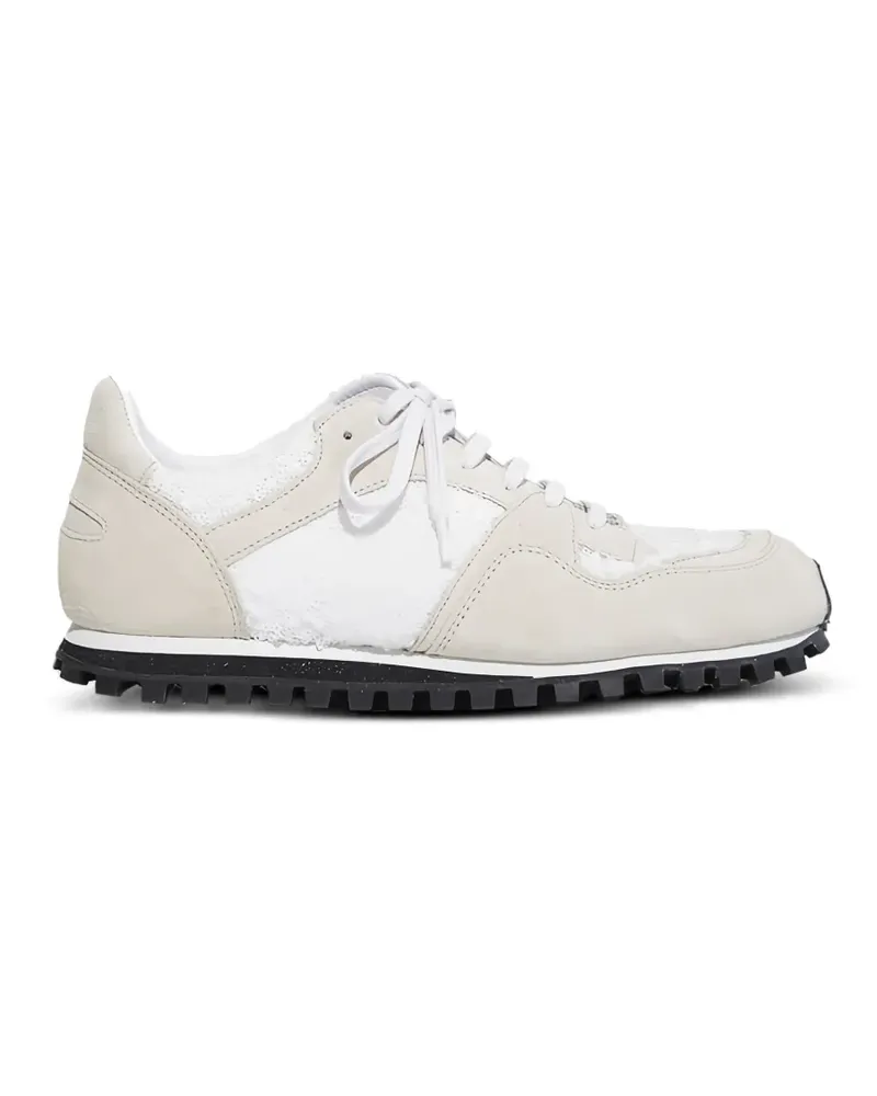 Comme des Garçons x Spalwart Sneakers aus Wildleder mit Pailletten - Nude Nude