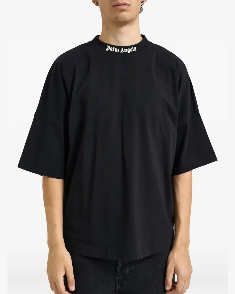 Palm Angels logo-print T-shirt - Schwarz Schwarz