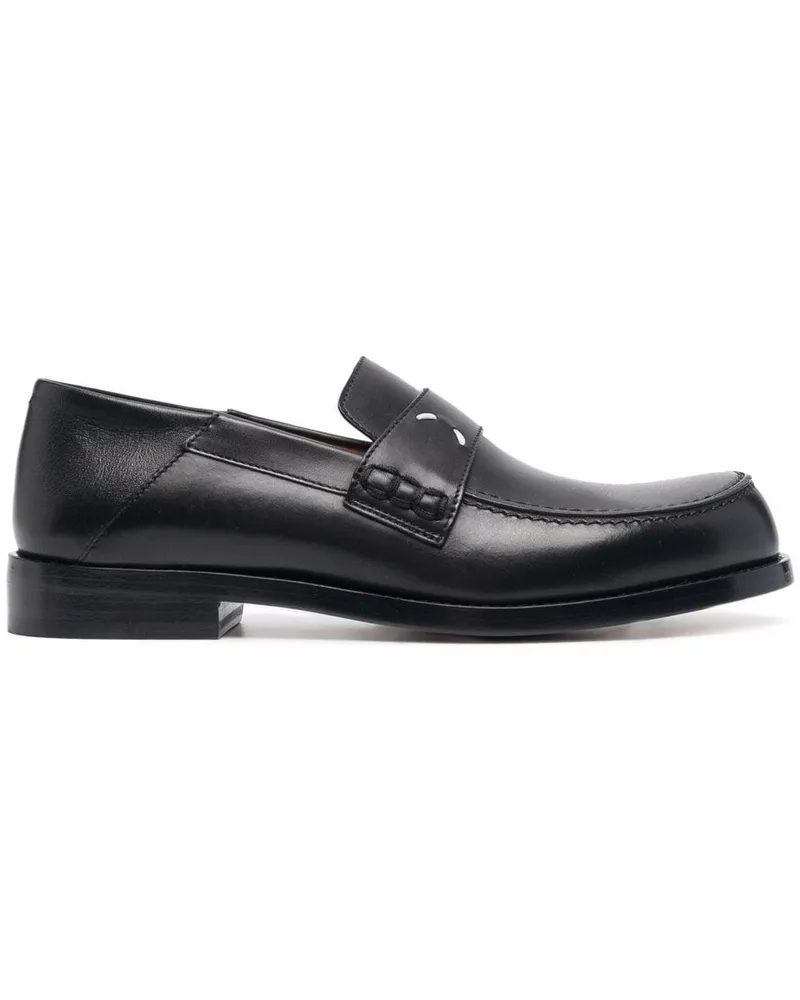 Maison Margiela Camden Loafer aus Leder Schwarz