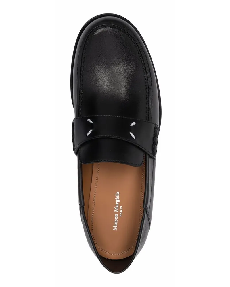 Maison Margiela Camden Loafer aus Leder - Schwarz - bei
