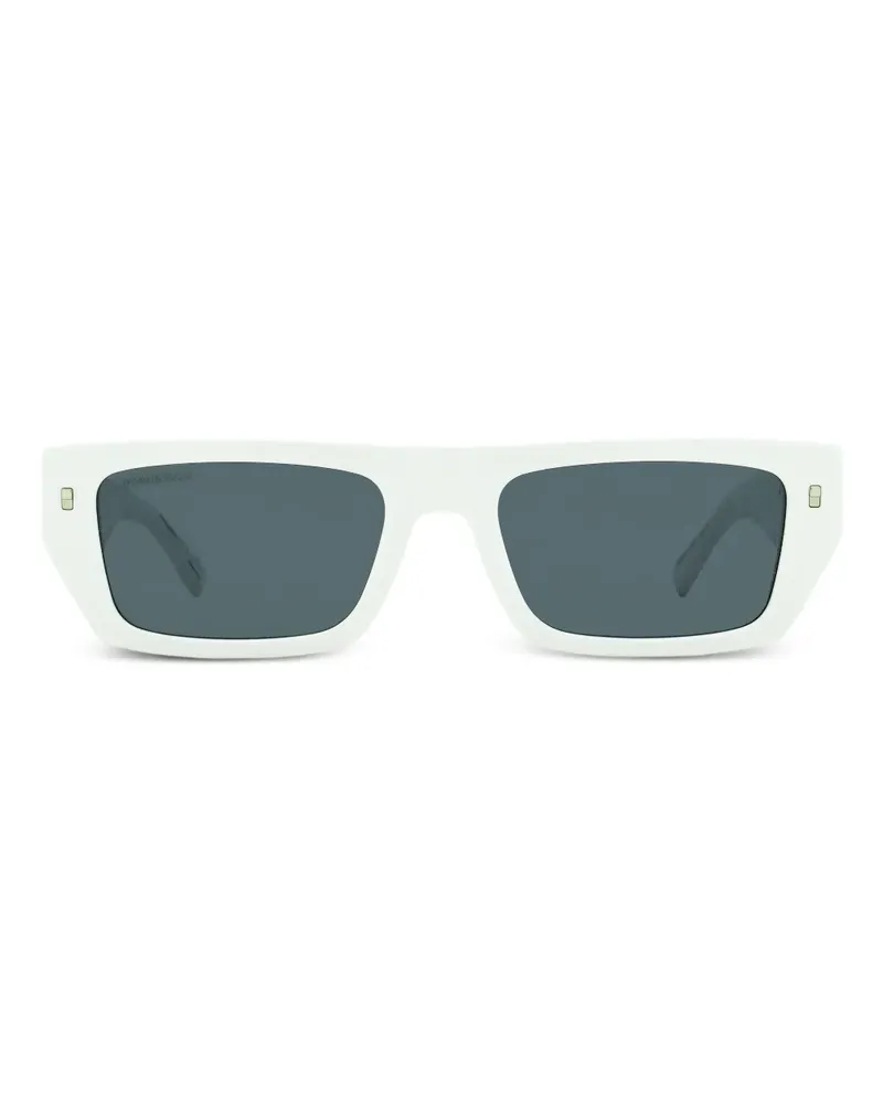 Dsquared2 Eckige Icon Sonnenbrille - Weiß Weiß
