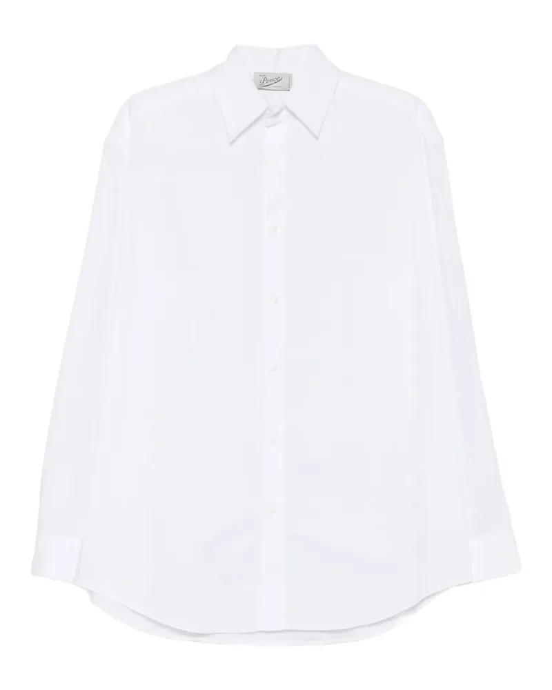 PENCE Federico pointed-collar long-sleeve shirt - Weiß Weiß