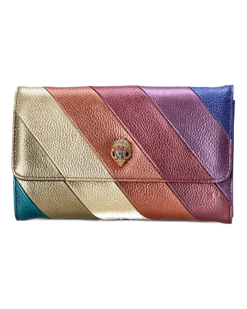 Kurt Geiger The Kensington Stripe Portemonnaie mit Kettenriemen - Rosa Rosa