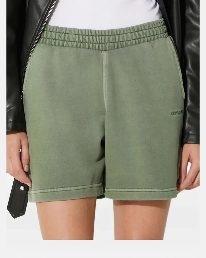 Carhartt WIP Joggingshorts mit Duster Script-Stickerei - Grün Grün