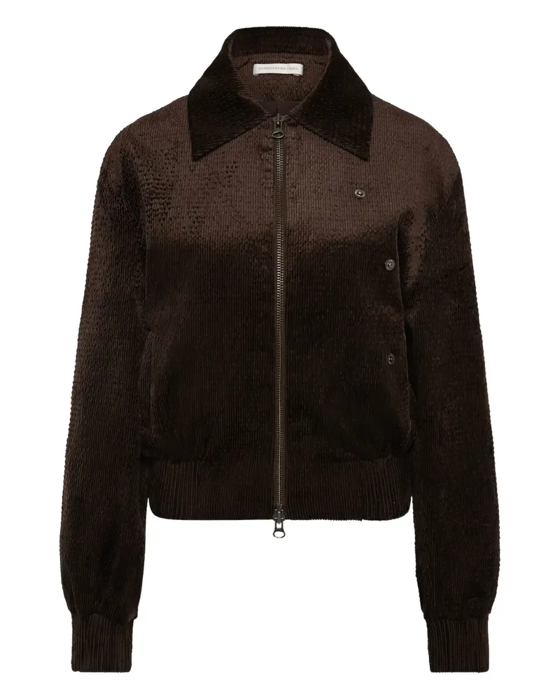 Christopher Esber Flight Bomberjacke aus Cord - Braun Braun