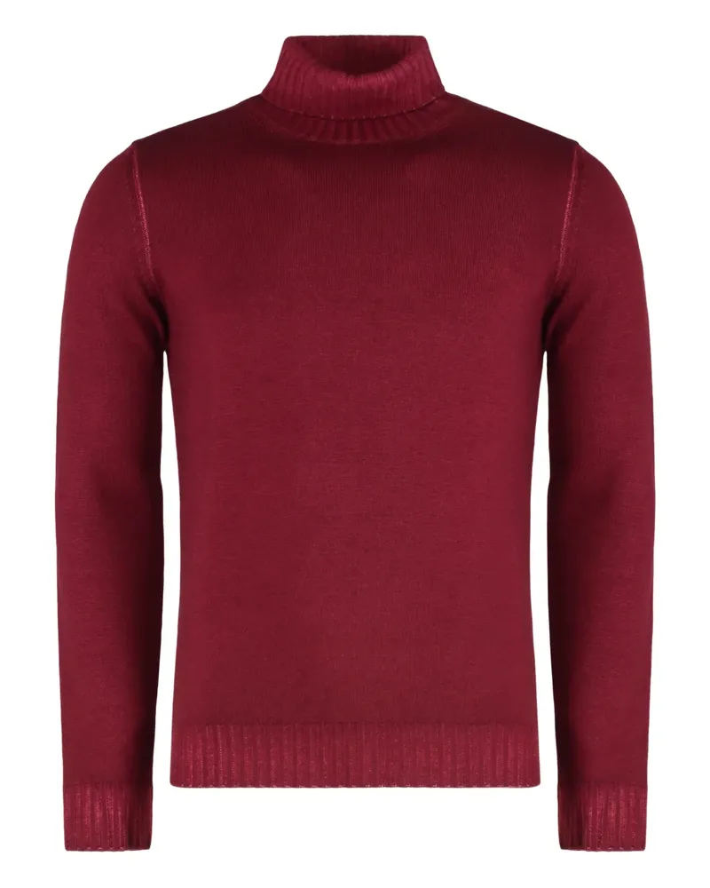 MOORER Todi roll-neck knitted sweater - Rot Rot
