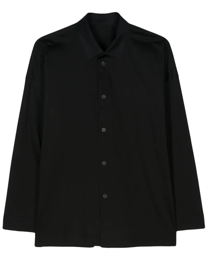 Issey Miyake Streamline Hemd aus Baumwolle - Schwarz Schwarz