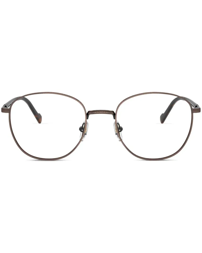 Vogue Brille mit rundem Gestell - Braun Braun