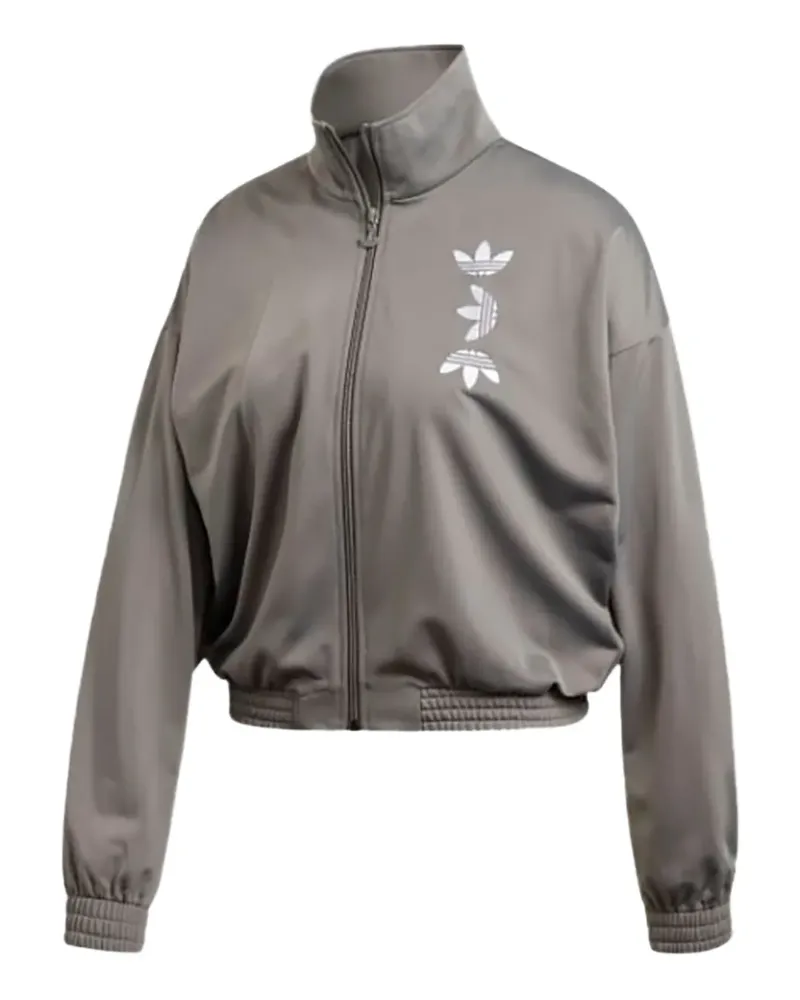 adidas Sportjacke mit Logo-Print - Grau Grau
