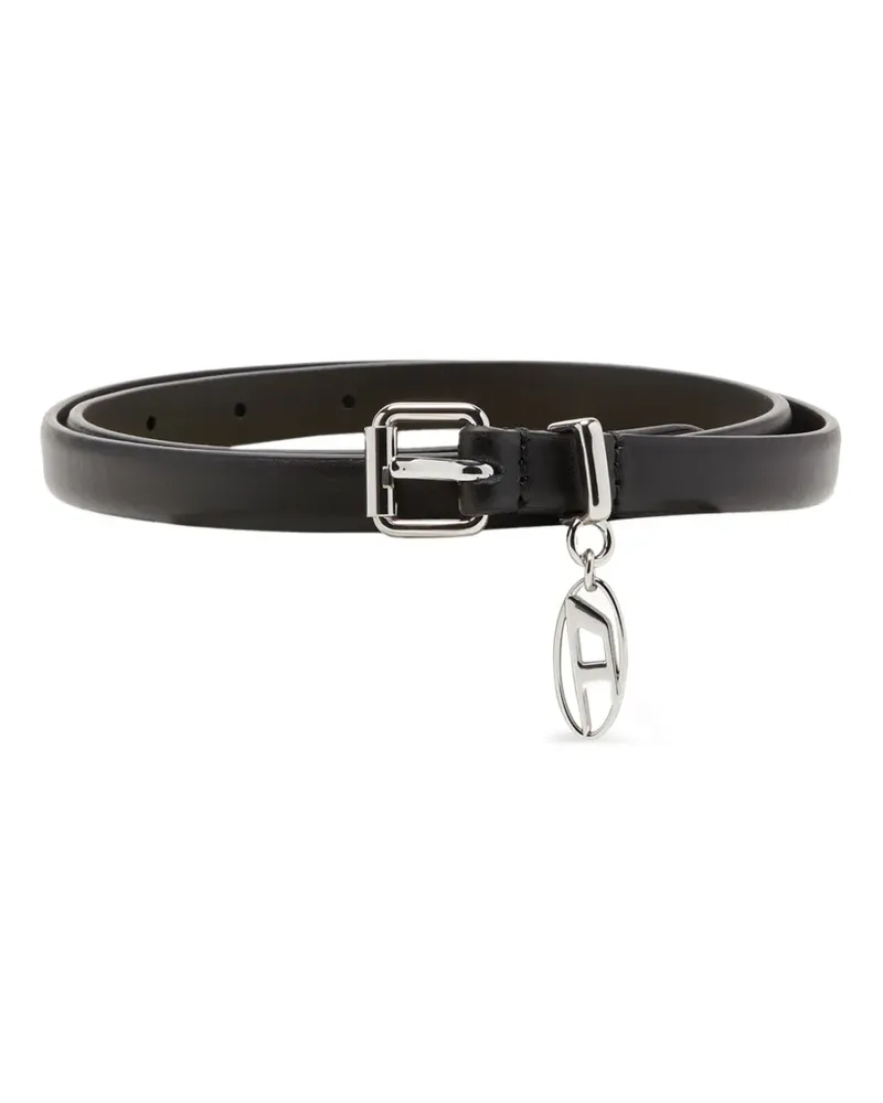 Diesel B-Charm-Oval D Gürtel - Schwarz Schwarz