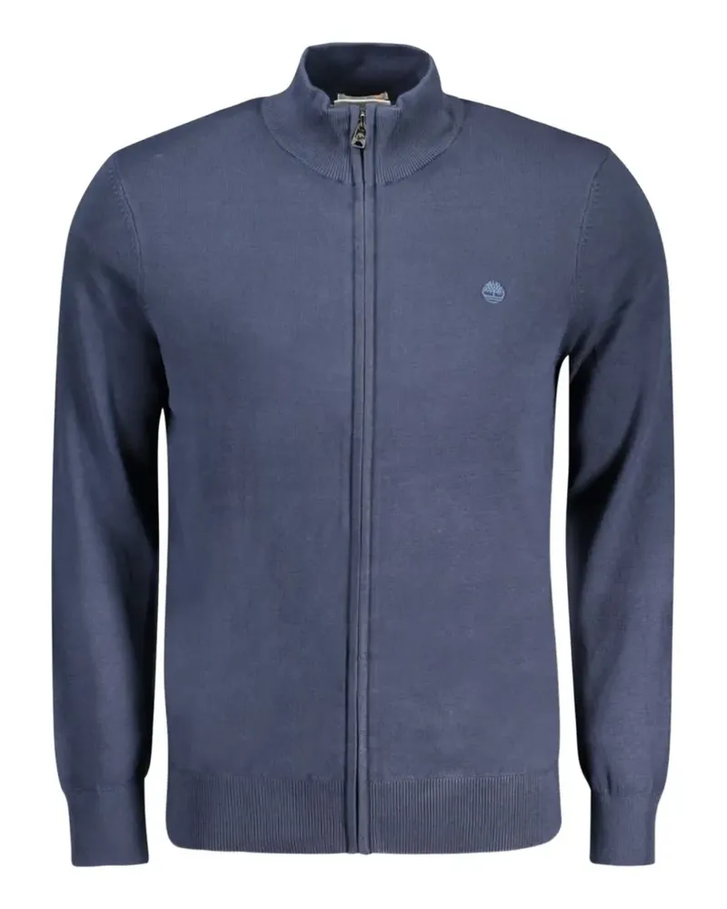 Timberland full-zip cotton cardigan - Blau Blau