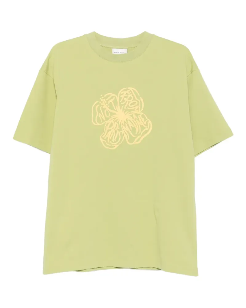 Drôle de Monsieur floral-print T-shirt - Grün Grün