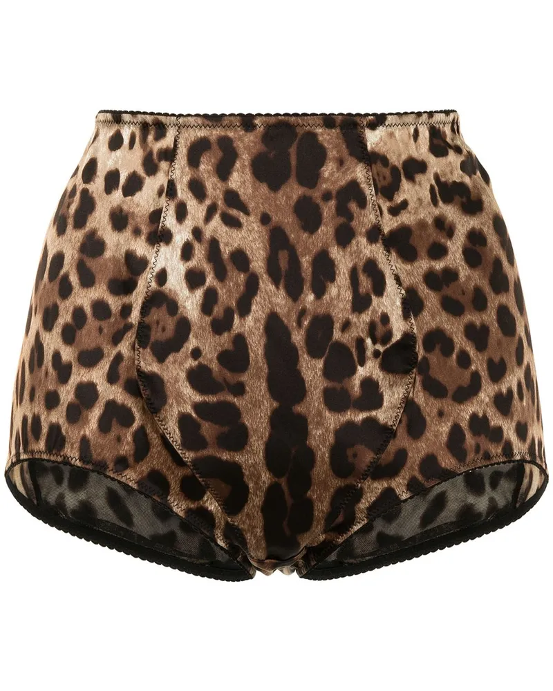 Dolce & Gabbana Slip mit Leoparden-Print - Braun Braun