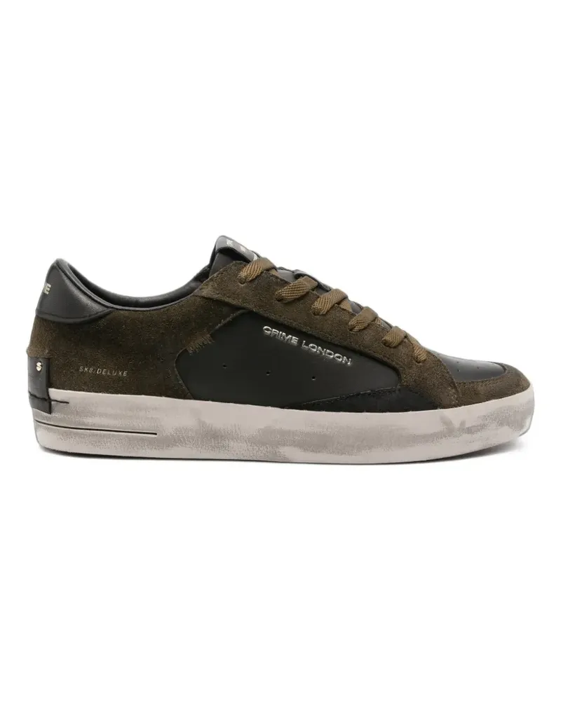 Crime SK8 Deluxe Sneakers im Distressed-Look - Grün Grün