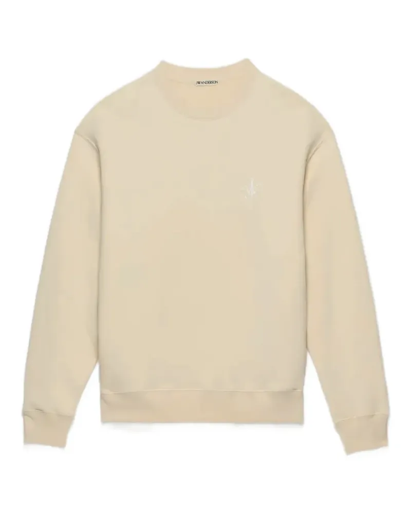 J.W.Anderson embroidered crew-neck sweatshirt - Nude Nude