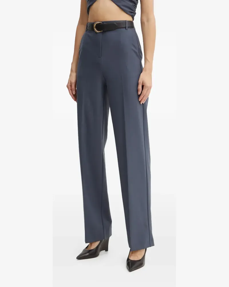 Patrizia Pepe pressed-crease trousers - Blau Blau
