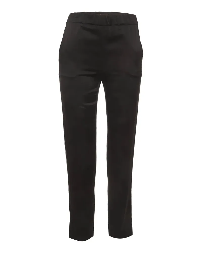 Maje Presto striped track pants - Schwarz Schwarz