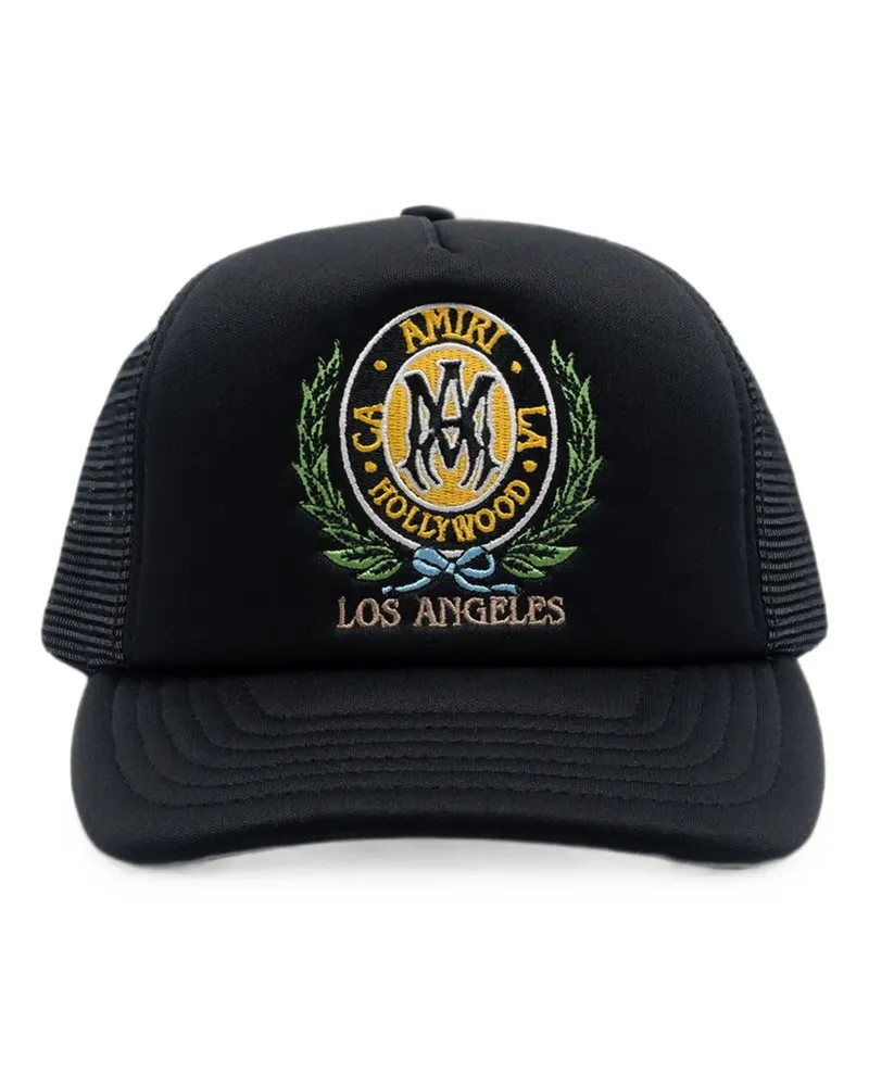Amiri Baseballkappe mit Logo-Stickerei - Schwarz Schwarz