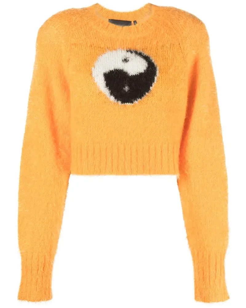 ROTATE Birger Christensen Yin Yang Pullover - Orange Orange