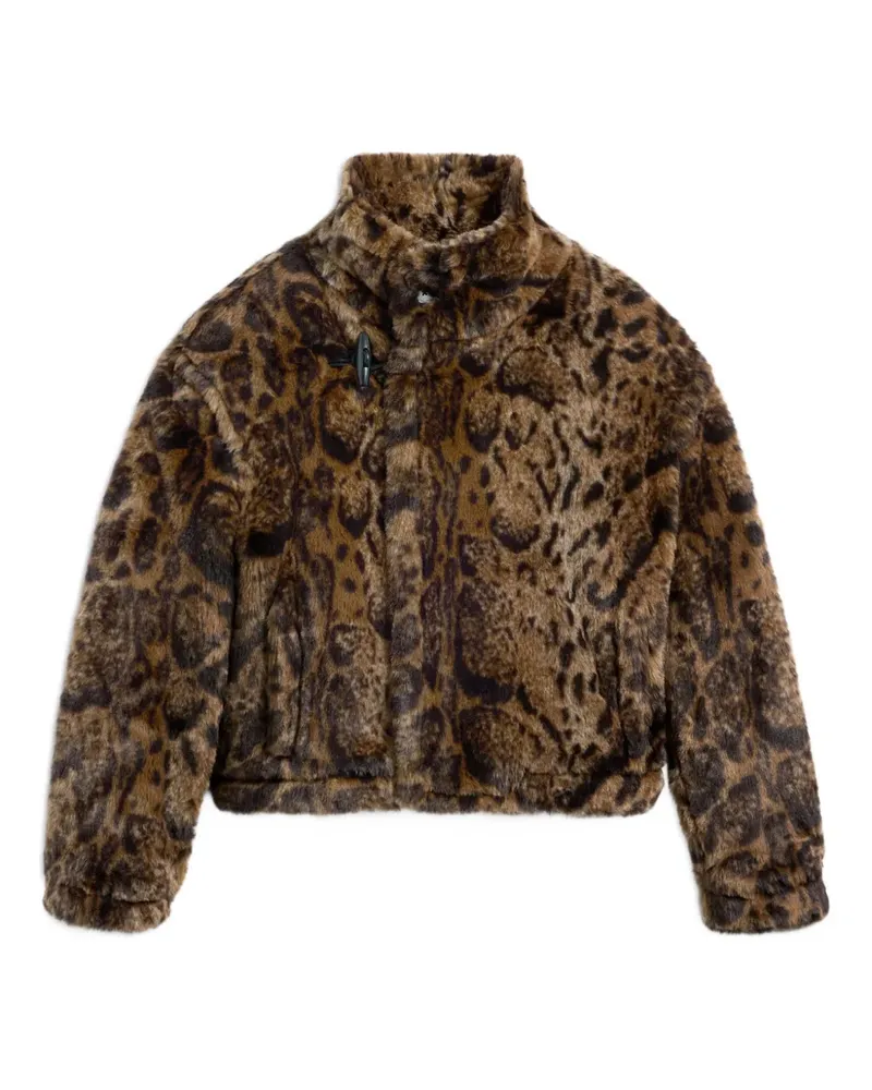 Jacquemus Le Fernando faux-fur jacket - Braun Braun