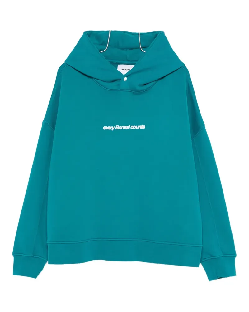 BONSAI drop-shoulder hoodie - Grün Grün