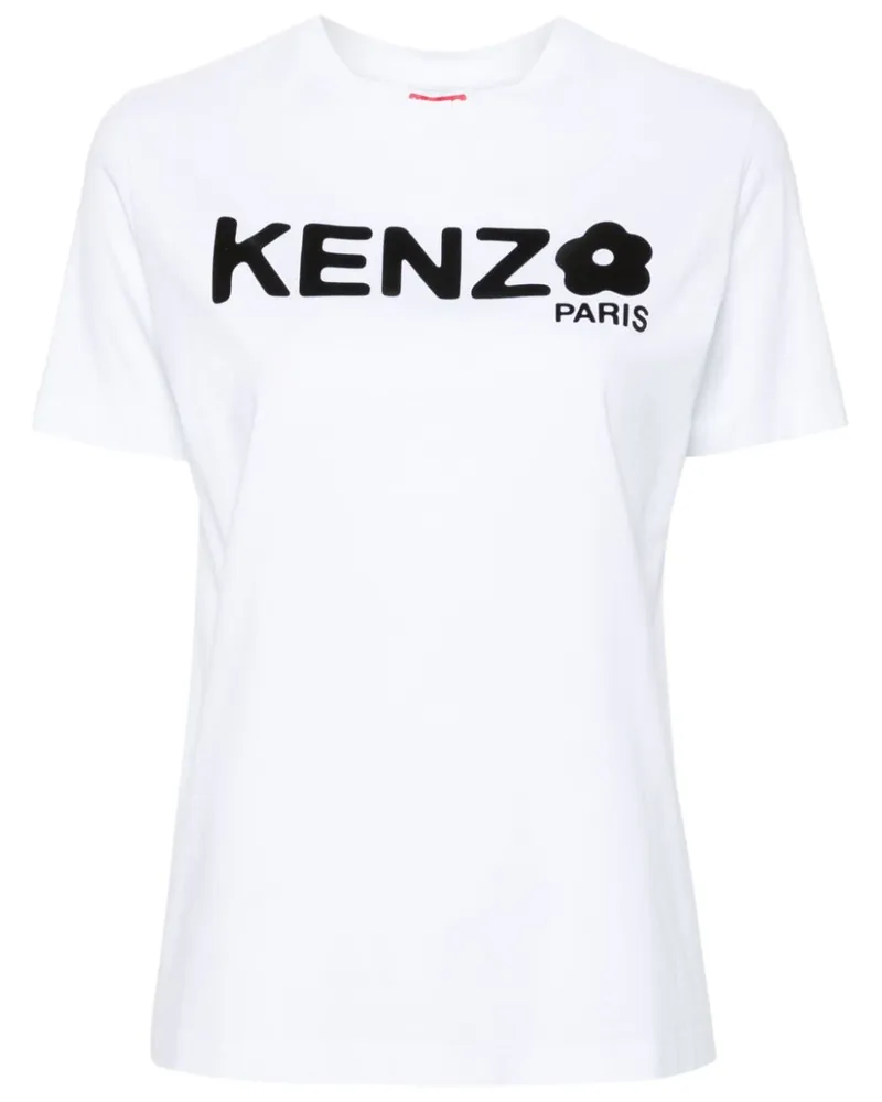 Kenzo T-Shirt mit Boke Flower - Weiß Weiß