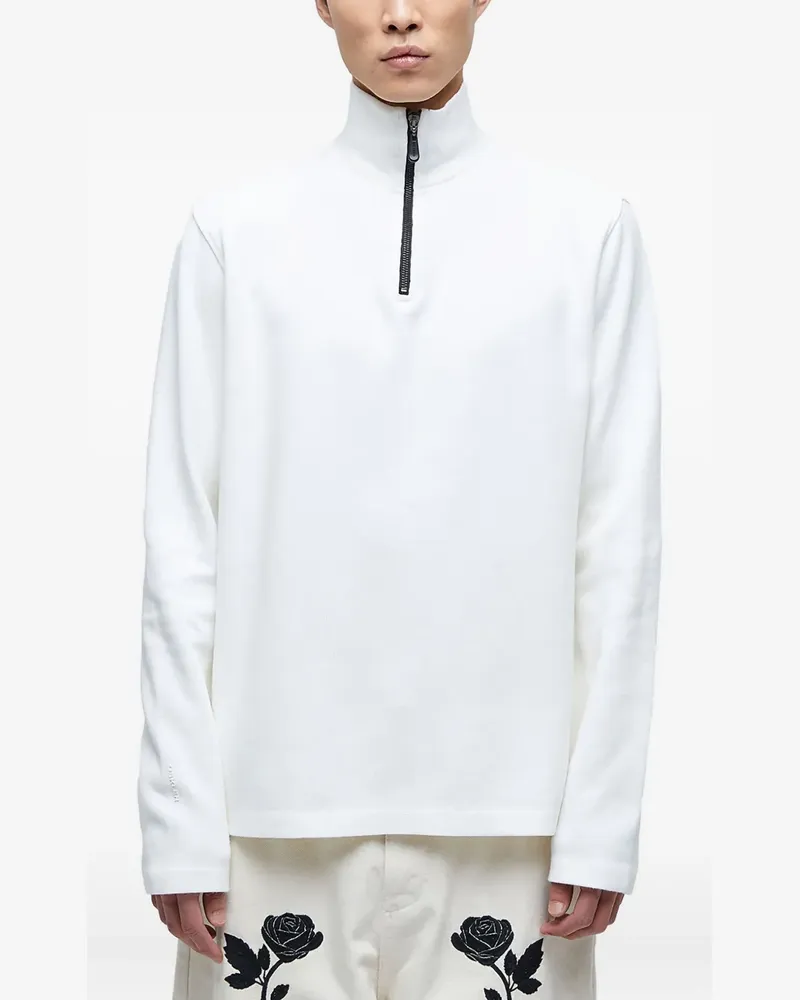 Osklen Sweatshirt mit Reißverschluss - Weiß Weiß