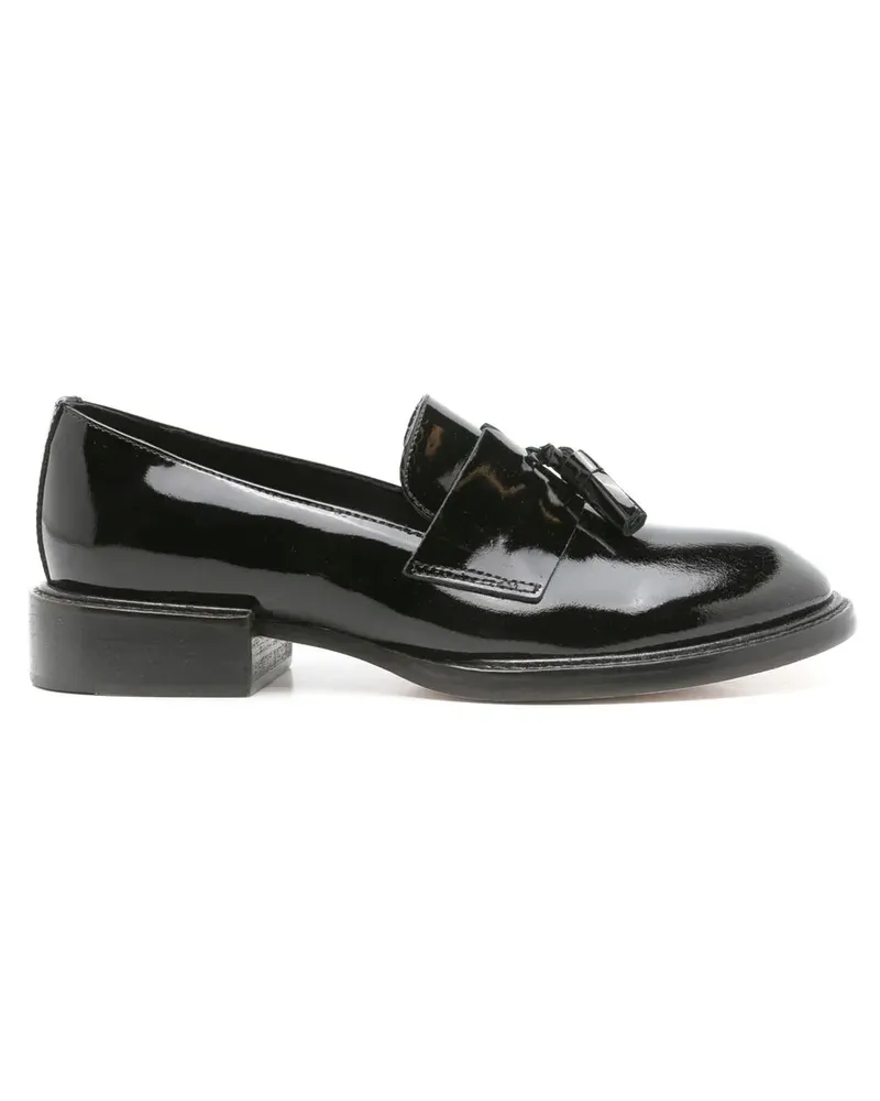 Sarah Chofakian Loafer aus Lackleder - Schwarz Schwarz
