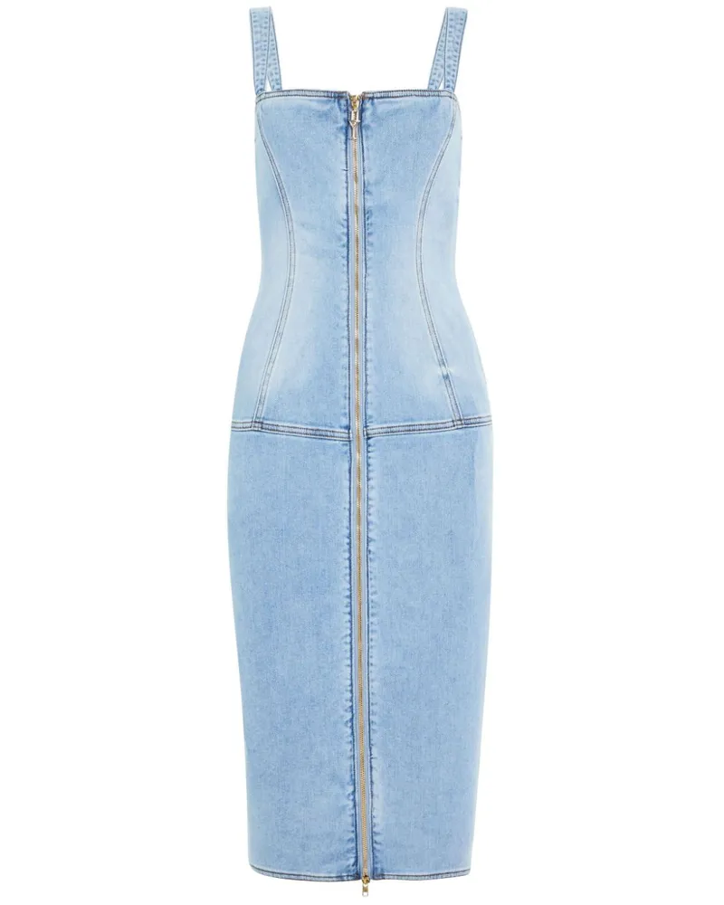 Retrofête Lyndon Jeanskleid - Blau Blau